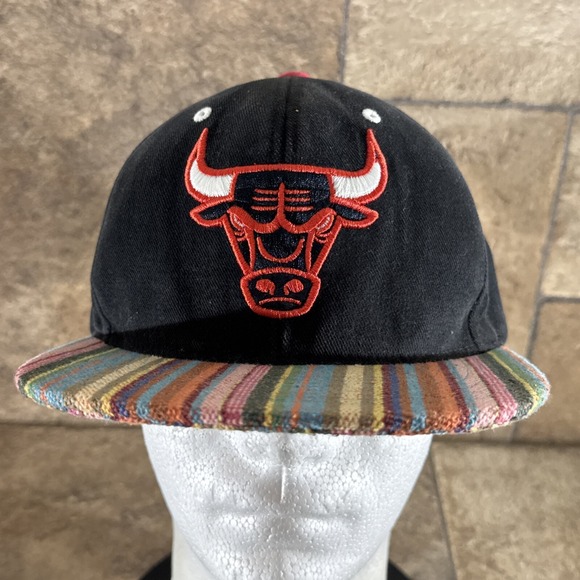 Mitchell & Ness Hardwood Classics Chicago Bulls NBA Snapback Hat Embroidered E1 - Picture 4 of 14
